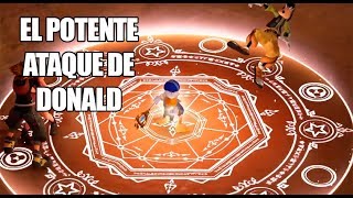 Kingdom Hearts III – Momento Badass de Donald ¡Zettafulgor Zettaflare [upl. by Apicella]