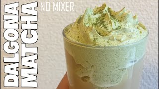 DALGONA MATCHA NO MIXER  LemyXplain [upl. by Eednarb]