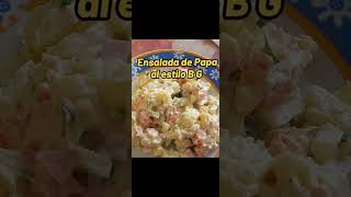 Ensalada de Papa BG style RecetasRecipe [upl. by Aissirac823]