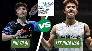 SHI Yu Qi vs LEE Chia Hao  LINING China Masters 2024 R32 [upl. by Marko]