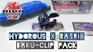 DARKUSAQUOS HYDOROUS x BATRIX BAKUCLIP Pack  Armored Alliance  BAKUGAN UNBOX [upl. by Akeimahs704]