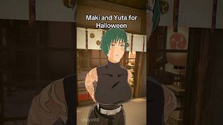 Maki and Yuta during Halloween jjk jujutsukaisen maki yuta anime vrchat [upl. by Ahtael]