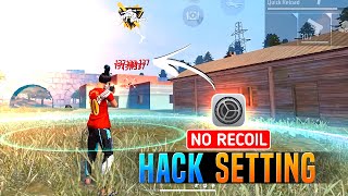 Top 5 HEADSHOT Settings In Free Fire  Free Fire Headshot Setting [upl. by Tedric86]