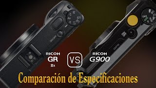 Ricoh GR IIIx vs Ricoh G900 Una Comparación de Especificaciones [upl. by Melloney116]