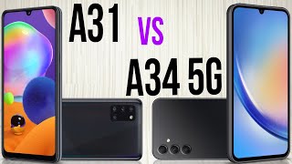 A31 vs A34 5G Comparativo amp Preços [upl. by Ennaillek]