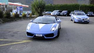 Lamborghini Gallardo policecar in Hotel StansSüd [upl. by Fronnia]