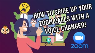 How To Use Voice Changer on ZOOM  Voicemod [upl. by Annaerb]