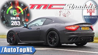 Maserati GranTurismo MC Stradale  100200 ACCELERATION POV amp HEAVENLY SOUND by AutoTopNL [upl. by Yleve]