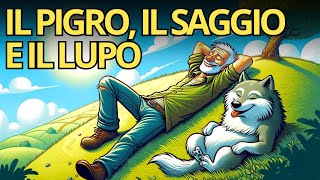 IL PIGRO IL SAGGIO E IL LUPO 🐺  Una storia su cui riflettere [upl. by Jennine166]