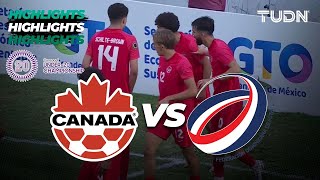 HIGHLIGHTS  Canadá vs Rep Dominicana  CONCACAF Sub20 Championship  TUDN [upl. by Kassandra]