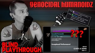 System of a Down  Genocidal Humanoidz  BLIND Guitar Playthrough [upl. by Gweneth]