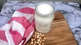 THE BEST Creamy Healthy Hazelnut Milk Recipe [upl. by Notlew245]