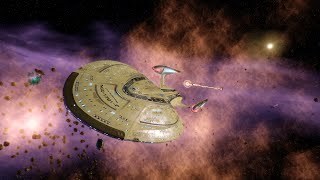 USS Enterprise F vs a very strong force [upl. by Weisbart811]