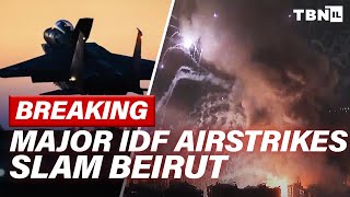 BREAKING IDF Airstrikes SLAM Hezbollah In Beirut Saudi Prince CONDEMNS Israel  TBN Israel [upl. by Dorcea193]