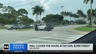 Boca Raton mall closes for hours after gun and bomb threat [upl. by Solrac747]