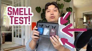 A GREAT gift for men Review amp Smell test of RawChemistry Pheromone Cologne set [upl. by Arerrac]