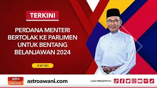 LANGSUNG Perdana Menteri bertolak ke Parlimen untuk bentang Belanjawan2024  13 Okt 2023 [upl. by Sadira553]