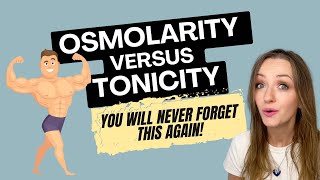 Osmolarity and Osmolality versus Tonicity  Explained [upl. by Ycniuqed57]