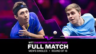 FULL MATCH  Liam Pitchford vs Truls Moregard  MS R16  WTTFrankfurt 2024 [upl. by Oicnerolf]