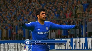 PES 2015 Gameplay  Chelsea vs Everton HD PC PS4 [upl. by Yelnikcm]