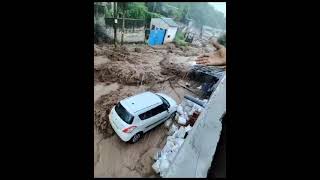 parwanoo himachal Pradesh main badal fatt gayahimachalpradesh rain flood [upl. by Lonier]