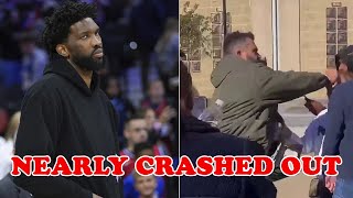 Joel Embiid PUSHES Reporter Jason Kelce SMASHES Fan Phone Top Philly Athletes NEARLY CRASH OUT [upl. by Netsoj534]