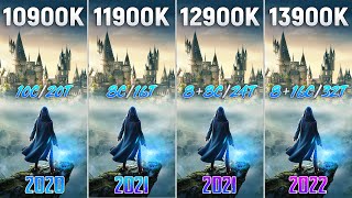 i9 10900K vs i9 11900K vs i9 12900K vs i9 13900K  Test in 8 Games [upl. by Ellekram]