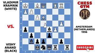 Vladimir Kramnik vs Vishy Anand Amsterdam Netherlands 1996 [upl. by Rosenbaum682]