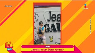 ¡EN VIVO ¿Cazzu LAZA una INDIRECTA a ÁngelaAguilar con su ropa  Sale el Sol [upl. by Nasho146]