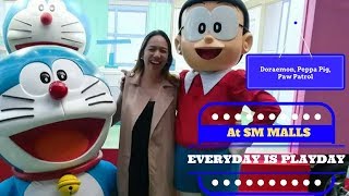 Doraemon PAW Patrol Peppa Pig Pinypon Slyvanian Families at SM Malls [upl. by Yerffej]