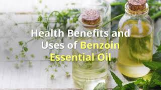 Benzoin Essential Oil for Skin Restoration [upl. by Ilera]