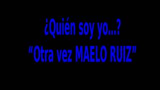 Maelo Ruiz Adicto a ti letra [upl. by Yenobe]