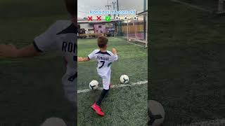 Shooting Challenge ⚽️ football soccer chooting challenge ronaldo [upl. by Ekard]