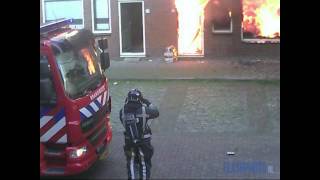 Uitslaande brand Vlaardingen van begin tot eind  Bolderwerk Vlaardingen [upl. by Coray91]