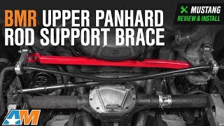 20052014 Mustang BMR Upper Panhard Rod Support Brace Review amp Install [upl. by Aihsemaj]