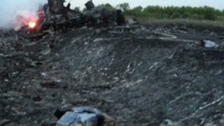 Journalist Bodies turned inside out at MH17 crash site [upl. by Berliner]