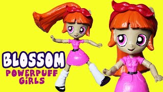 My Little Pony Equestria Girls Minis quotPowerpuff Girls BLOSSOMquot Custom Doll [upl. by Assirolc]