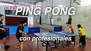 PING PONG CON PROFESIONALES [upl. by Leiuqese]