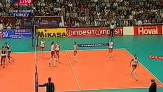 Russia vs Turquia Final European Championship 2003 volleyball [upl. by Donahue]