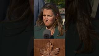 Chrystia Freeland on receiving a speeding ticket shorts [upl. by Annuahs673]