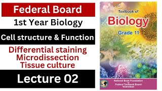 differential staining  microdissection  tissue culture  cell structure and function  federal [upl. by Remde787]