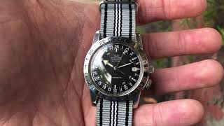 1960s Vintage Glycine Airman Special Stainless Steel Watch SOLD [upl. by Enaitsirhc]