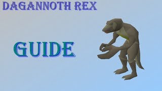 OSRS Dagannoth rex only guide Dagannoth kings old school [upl. by Rabaj]