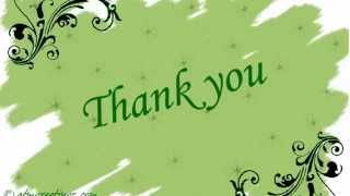 Thank You  Ecards  Greeting Cards  Messages  Wishes  Video  04 12 [upl. by Anastase]