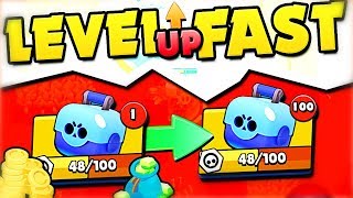 FASTEST way to LEVEL UP in Brawl Stars [upl. by Akimad]