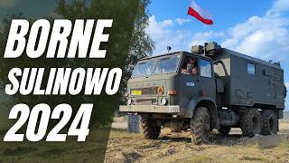 Zlot Pojazdów Militarnych Borne Sulinowo 2024  Gąsienice i Podkowy [upl. by Orazio]