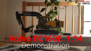 Volvo EC160E 114  Demonstration [upl. by Conn]