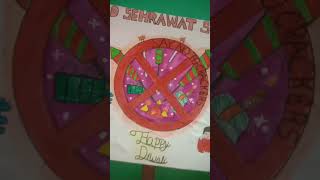 Say no to crackers poster happy diwali 🎇 [upl. by Studner821]