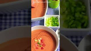 Easy Spanish Gazpacho  Authentic Spanish Gazpacho Andaluz Recipe [upl. by Akienom]