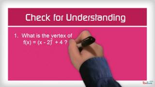 Vertex Form of a Quadratic Function [upl. by Ehrsam]